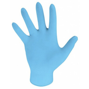 Wegwerphandschoen GN99 nitril poedervrij blauw